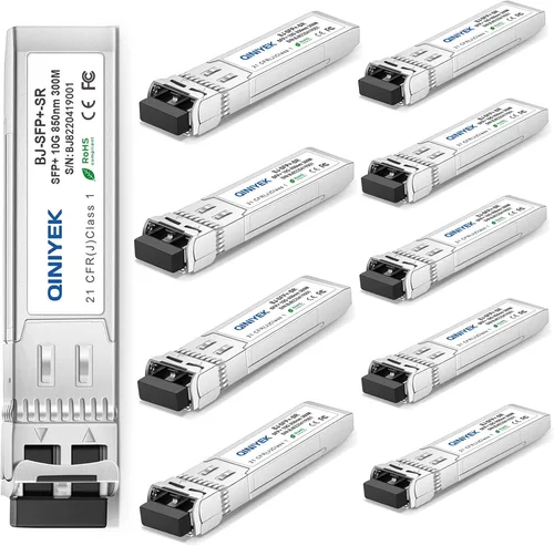 Vista 11 de Transceptor SFP+ 10GBase-LR, módulo LC dúplex SFP+ monomodo 10G, compatible con Cisco SFP-10G-LR, Ubiquiti UF-SM-10G, Meraki MA-SFP-10GB-LR
