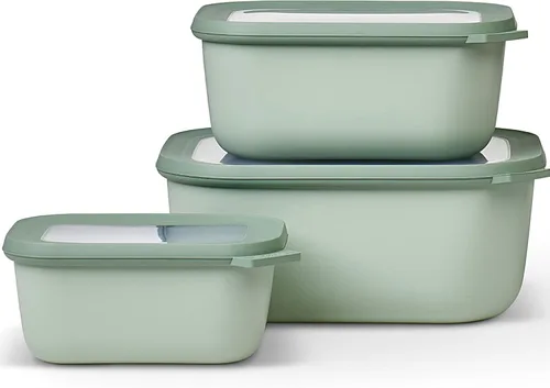 Vista 12 de Mepal Juego de 3 piezas Cirqula Multi Bowl - Contenedor de almacenamiento de alimentos con tapa - Adecuado como caja de almacenamiento hermética