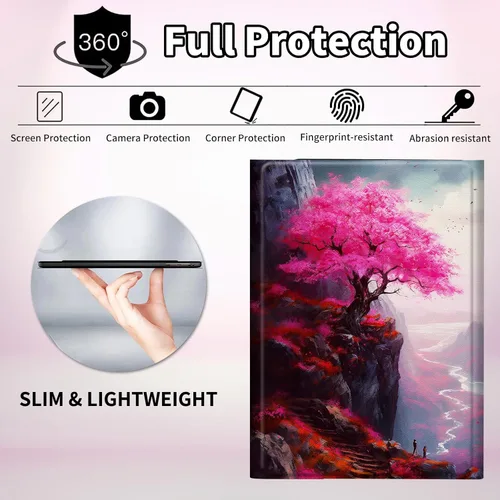 Vista 3 de Funda para Samsung Galaxy Tab A8 10.5 Funda Teclado Inalámbrico Desmontable y Cubierta De Soporte De Cuero PU Funda Protectora Para Samsung Galaxy
