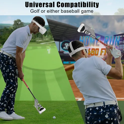 Vista 3 de 2023 Upgraded VR Golf Club for Oculus Quest 2 Oculus Golf Club Attachment Adapter for Oculus Quest 2 Controller and Oculus Quest 1 VR Golf Club