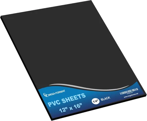Vista 105 de Mega Format Hojas de plástico de PVC expandido, hoja blanca rígida de 8.5 x 11 pulgadas para manualidades, señalización y exhibiciones, tablero