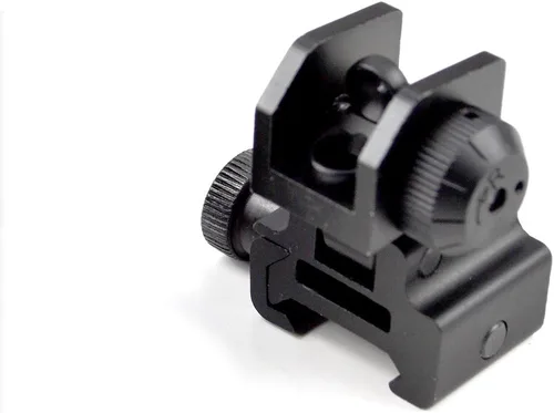 Vista 4 de Sniper MFLRS01 - Mira trasera táctica abatible extraíble completa con doble apertura de apuntamiento