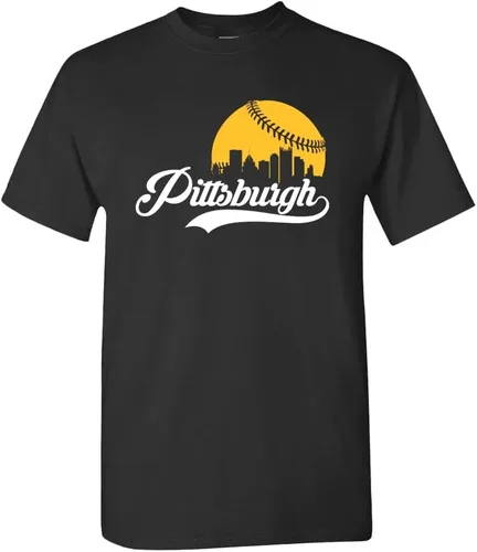 Vista 38 de Xtreme Apparrel Cityscape Skyline - Camiseta para hombre para fanáticos del béisbol