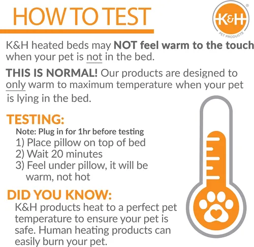 Vista 6 de K&H Pet Products - Cojín climatizado para gatitos de clima extremo