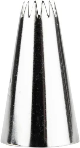 Vista 7 de Restaurantware Pastry Tek - Punta de pastelería reutilizable con punta de repostería de estrella abierta, punta de glaseado de acero inoxidable #32