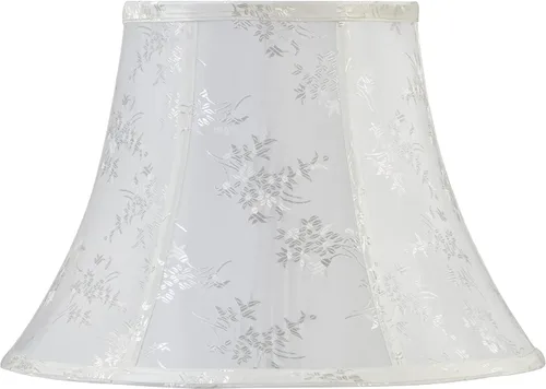 Aspen Creative 30234 - Pantalla de lámpara de araña de transición cosida a mano, color beige, parte superior de 7 pulgadas x 13 pulgadas inferior x