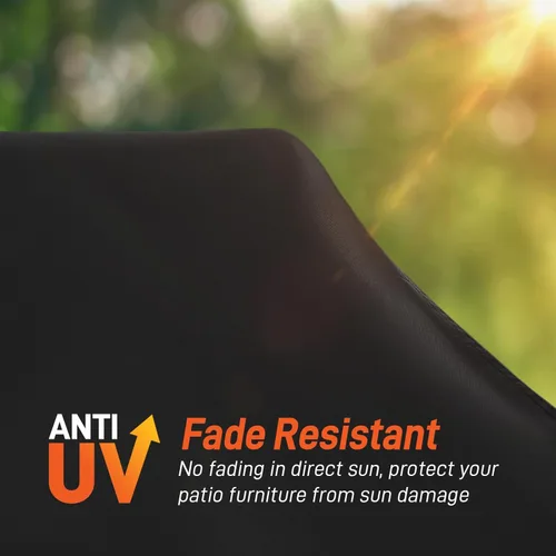 Vista 4 de Arcedo Funda para Silla de Descanso de Exterior Paquete de 2, Funda Impermeable para Muebles de Patio para Piscina y Playa Exterior, Protección