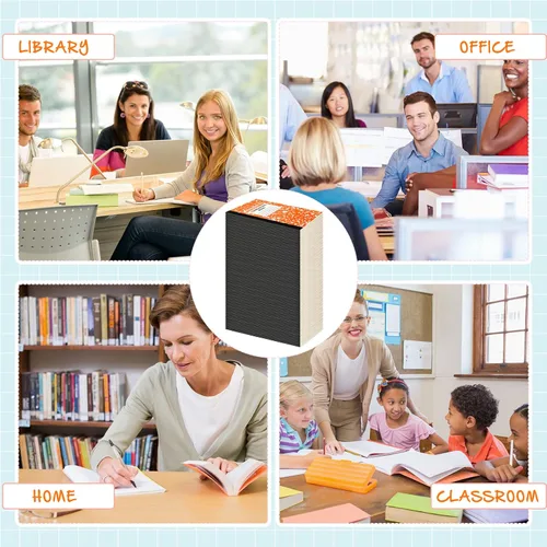 Vista 5 de Fainne Paquete de 100 cuadernos de composición A5 a granel, cuadernos de composición con rayas universitarias, cubiertas de mármol, cuadernos