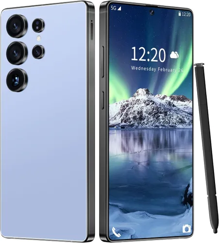 Vista 7 de I25 Ultra Unlocked Phone 16+1TB,Built in Pen The Phone,Battery 7000mAh 6.99" HD Screen,Android 14 Smartphone,Face ID/5G/Fingerprint Lock/Dual Black