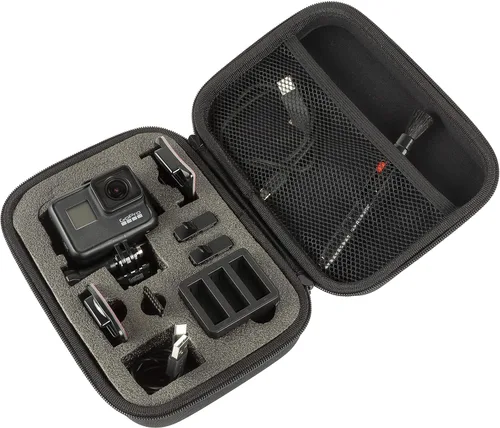 Vista 5 de Ultimaxx Funda profesional de lujo compatible con GoPro Hero 2/3/4/5/6/7/8/9/10/11 y 12, Osmo Action y otras cámaras de acción, con insertos