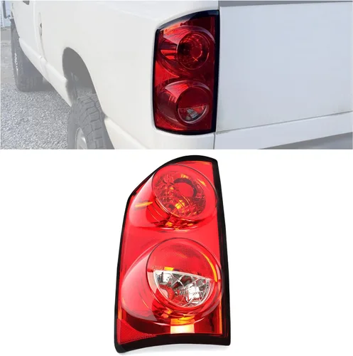 HECASA Luz trasera compatible con Dodge Ram 1500/2500/3500 2007-2009 Pickup Conjunto de lámpara trasera de repuesto izquierdo para ‎55277303AB