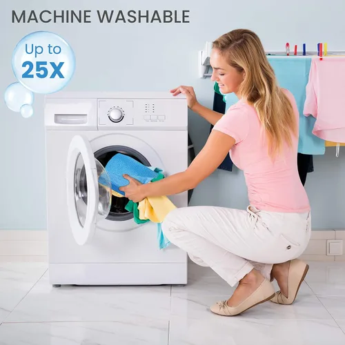 Vista 4 de SCRUBIT Toallitas prácticas reutilizables – Paño de limpieza para casa y oficina – Paños de cocina para lavar platos – Toallas de limpieza multiusos