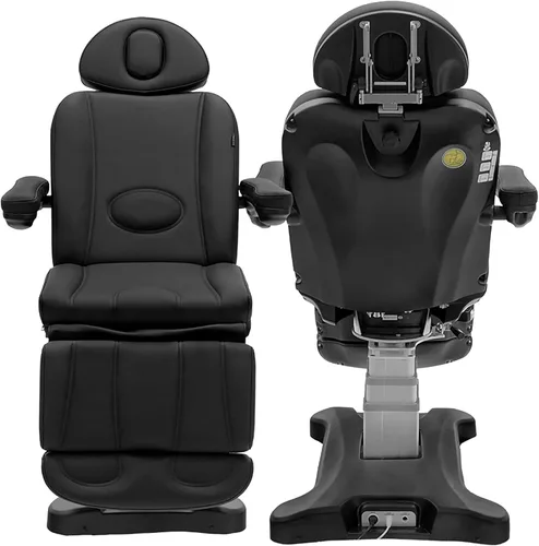 Vista 10 de SKINACT Palermo Spa - Silla/cama/mesa de tratamiento facial (negro)