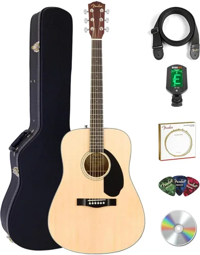 Vista 9 de Conjuntos de guitarras acústicas Fender CD-60.