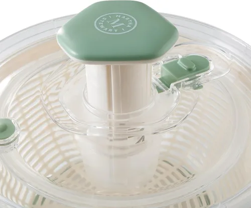 Vista 5 de Martha Stewart Gulfwind - Molinillo de ensalada de 6.3 cuartos de galón, wahser de frutas, cuenco para lavar frutas con colador, limpiador vegetal