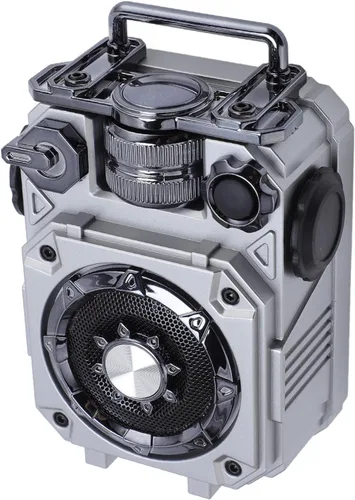 Miniature Speaker, Portable Wireless Subwoofer Speaker IPX5 Waterproof for Camping Hiking, Powerful Bass and 16 Hours Playtime