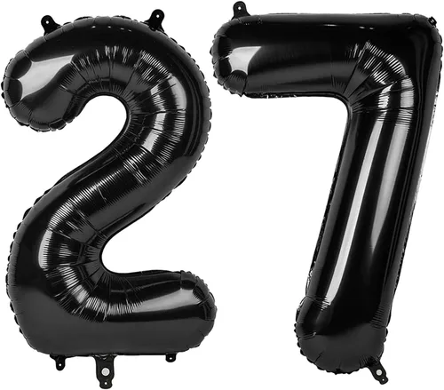 Vista 74 de Globos de números 0 de 40 pulgadas, globos negros de números para números 10, 20, 30, 40, 50, 60, 70, 80, 90, 100, globos de números 10, 20, 30, 40
