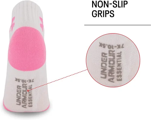 Vista 3 de Under Armour Paquete múltiple de calcetines para niña