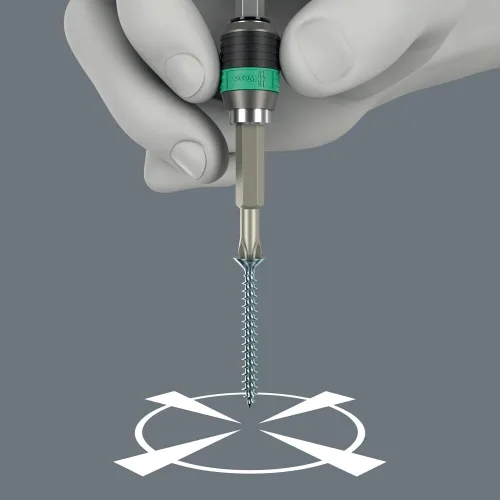 Vista 6 de Wera - 5052503001 Herramientas 4013288098016 Portabrocas Rapidaptor 889/4/1-1/4x75mm, MULTI