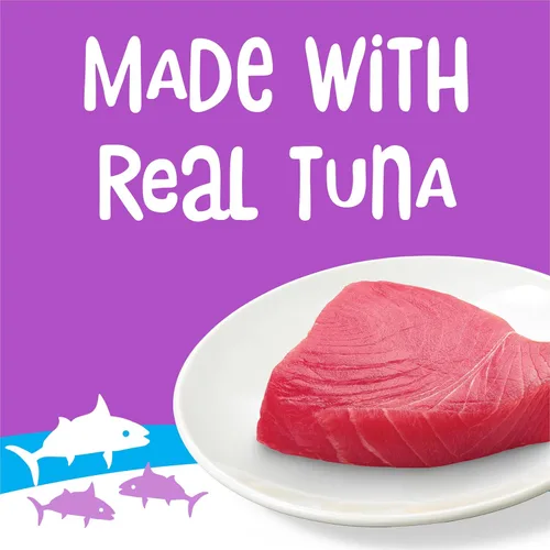 Vista 3 de Purina Friskies Lil' Lickables - Golosinas para gatos con pollo para lamer – 16 onzas (paquete de 32)