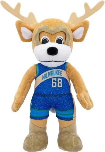 Vista 25 de Bleacher Creatures Detroit Pistons Hooper 10" - Figura de peluche de mascota de la NBA para jugar o exhibir