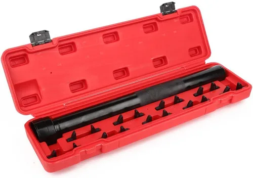 Vista 2 de Kit de herramientas de instalación de barra de acoplamiento interior con 9 adaptadores de Crowfoot, herramienta de extracción de barra