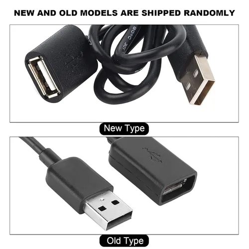 Vista 5 de Cargador de reloj de pulsera, caucho TPE suave cable de carga USB, ligero cargador de reloj inteligente para 4 3.3 ft/3.28 pies, negro