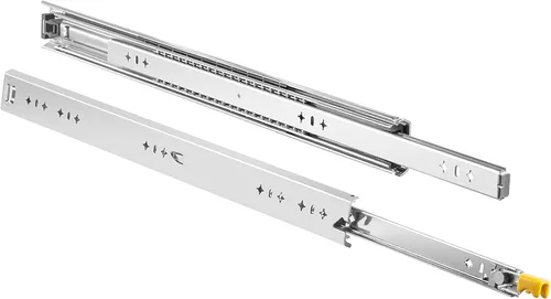 Vista 10 de VEVOR Diapositivas de cajón de alta resistencia de 16 pulgadas, 1 par de diapositivas de cajón con bloqueo, capacidad de carga de 250 libras