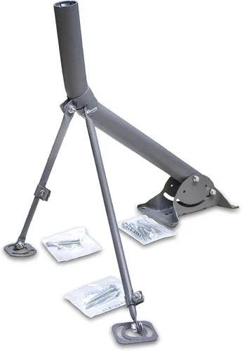 SatelliteSale Universal J Pipe Antena Mástil 2″ Exterior con Monopolos para Montaje Satélite Antena HDTV