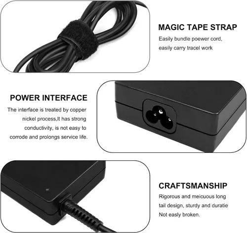 Vista 8 de Cargador de 120 W 6.15 A 710415-001 L41856-001 para HP USB-C Dock G5 5TW10UT 5TW10AA 5TW10AA #ABB 5TW10UT#ABA USB-C/A Universal Dock G2 5TW13AA HP