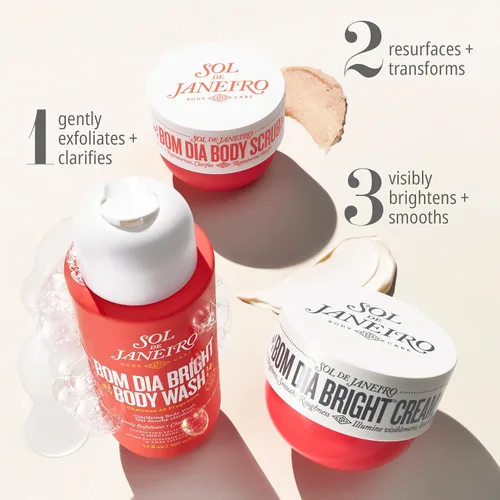 Vista 6 de Sol de Janeiro Bom Dia Bright Body Scrub 220g/7.8 oz.
