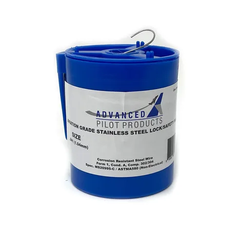 Vista 3 de ADVANCED PILOT PRODUCTS APLICACIÓN - Cable de seguridad de acero inoxidable de grado aeronáutico MS20995C ASTMA580 302/304