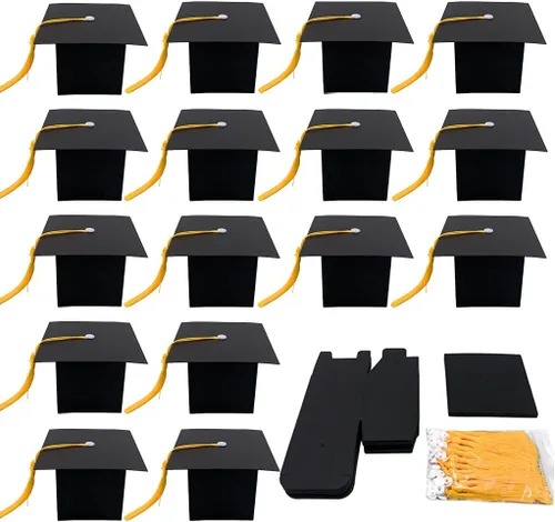 Suponey 30 piezas cajas de regalo de graduación, cajas de dulces para recuerdos, decoraciones de fiesta de graduación