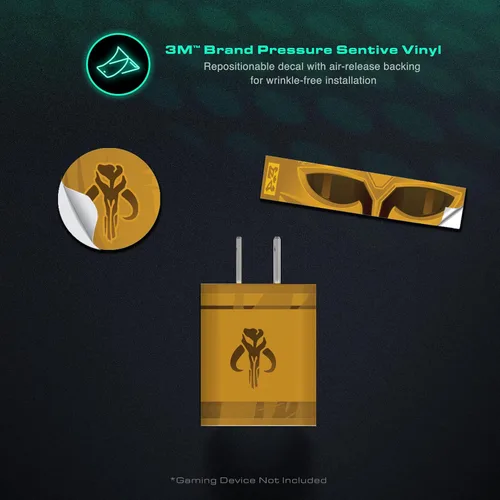 Vista 2 de Oculus Quest 2 Armour Maker The Way - Adhesivo adhesivo para Oculus Quest 2 - Adhesivos de piel de envoltura completa, calcomanía protectora