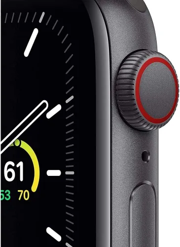 Vista 2 de Apple Watch SE (GPS + 40 mm) - Carcasa de aluminio plateado con banda deportiva blanca (renovada)
