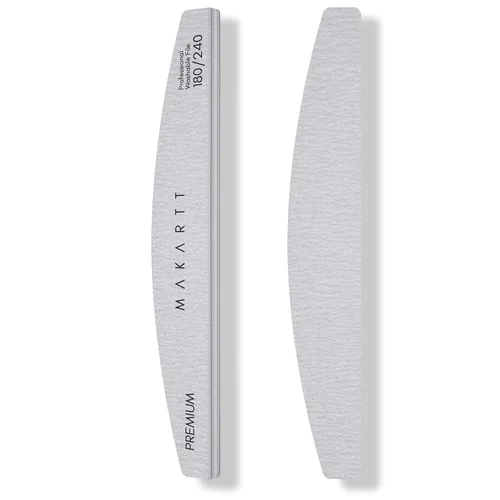 Vista 13 de Makartt Lima de uñas, limas de uñas de grano 100/180 para uñas naturales, tableros de esmeril fuertes profesionales para uñas de doble cara