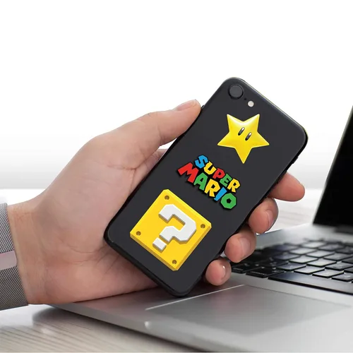 Vista 2 de Controller Gear Officially Licensed Super Mario - Character Tech Decal Pack - Peach's Kingdom - Nintendo Wii GameCube