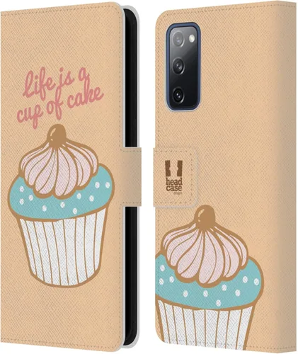 Vista 85 de Head Case Designs Assortment Cupcakes Happiness Leather Wallet Case Compatible with Samsung Galaxy A07 4G Surtido