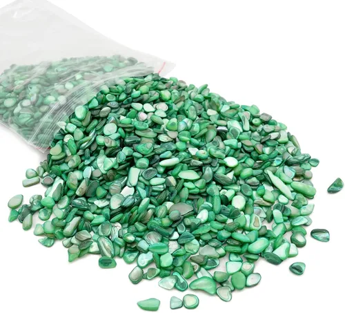 Vista 3 de Conchas trituradas para manualidades, conchas marinas para arte de bricolaje, rellenos de jarrón, dispersión de mesa, recuerdo de fiesta, decoración