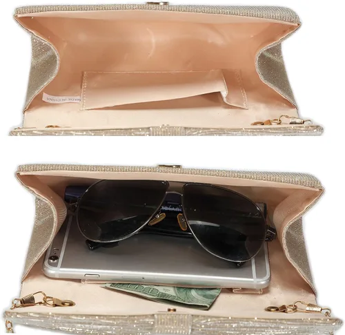 Vista 7 de Bolso de noche para mujer bolso de fiesta bolso de boda bolso de mano para mujer