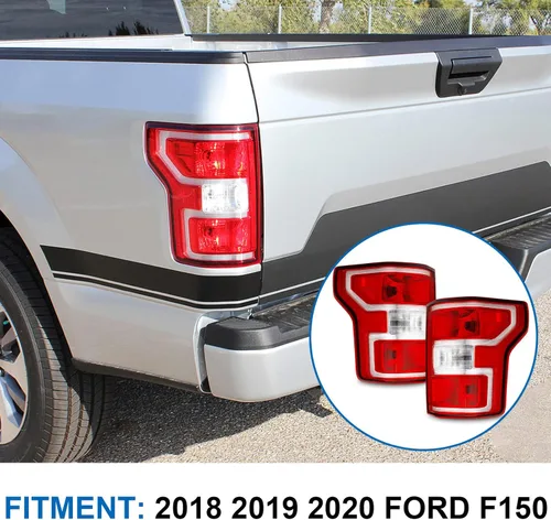 Vista 8 de F150 - Lámpara trasera para Ford F-150 de 18, 19, 20, 2018, 2019, 2020, para Ford F-150 y lado del pasajero
