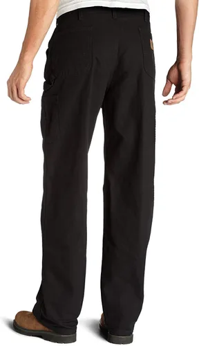 Vista 2 de Carhartt - Pantalones de trabajo de pato de algodón lavado con corte holgado para hombre