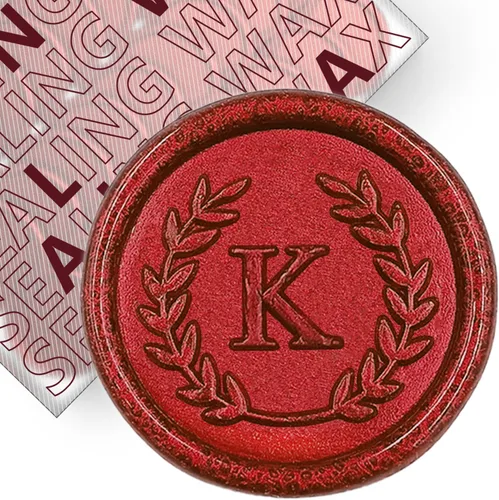 Vista 125 de 50 calcomanías adhesivas de cera con letra S, hechas a mano, sin necesidad de sellar, rasgar y usar calcomanías de cera para invitaciones de boda