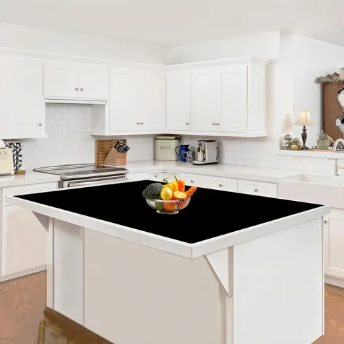 Vista 17 de Alfombrillas de silicona extra gruesas de 2MM para encimera de cocina (47.2"x23.6"x0.08"), alfombrilla resistente al calor más grande para isla