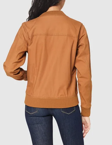 Vista 3 de Carhartt - Chaqueta Crawford estilo aviador para mujer Marrón Carhartt
