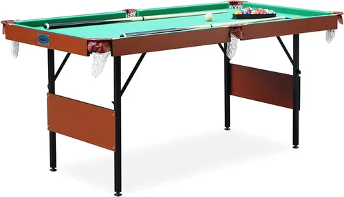 Vista 9 de RACK Crucis - Mesa de billar/pool plegable, 5.5 pies
