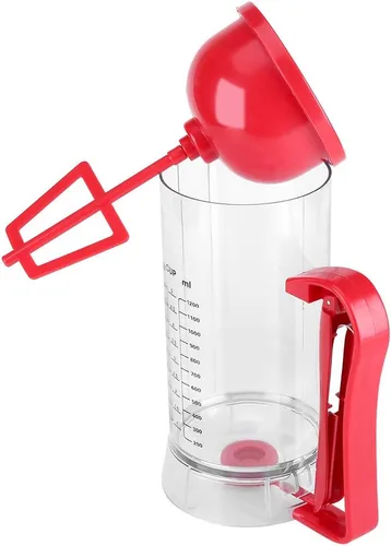 Vista 8 de Batidoras de masa eléctricas, multifunción para el hogar para cocina, panqueques, magdalenas, waffle, máquina para hacer repostería, máquina