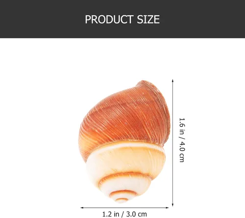 Vista 2 de FRCOLOR 5 unids hogar hornear caracol conchas estilo francés caracol comida escargot conchas gruesas Escargot material de cocina