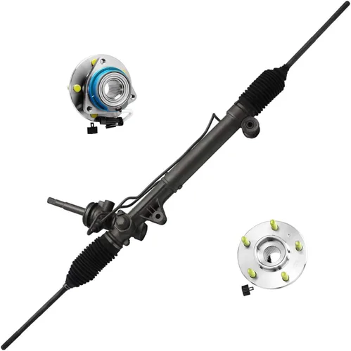 Vista 209 de Detroit Axle - Kit de cubos de rodamiento de rueda delantera de 6 piezas para Dodge Dart 2013-2016, Chrysler 200 2015-2017, 2 cojinetes de rueda