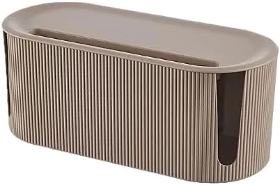 Vista 6 de 12.5x5.7x5.3in Cable Management Box Cable Organizer Box and Power Strip Box Hide Desk Cord and Floor Cables to Cover and Hide & Power Strips & Cords